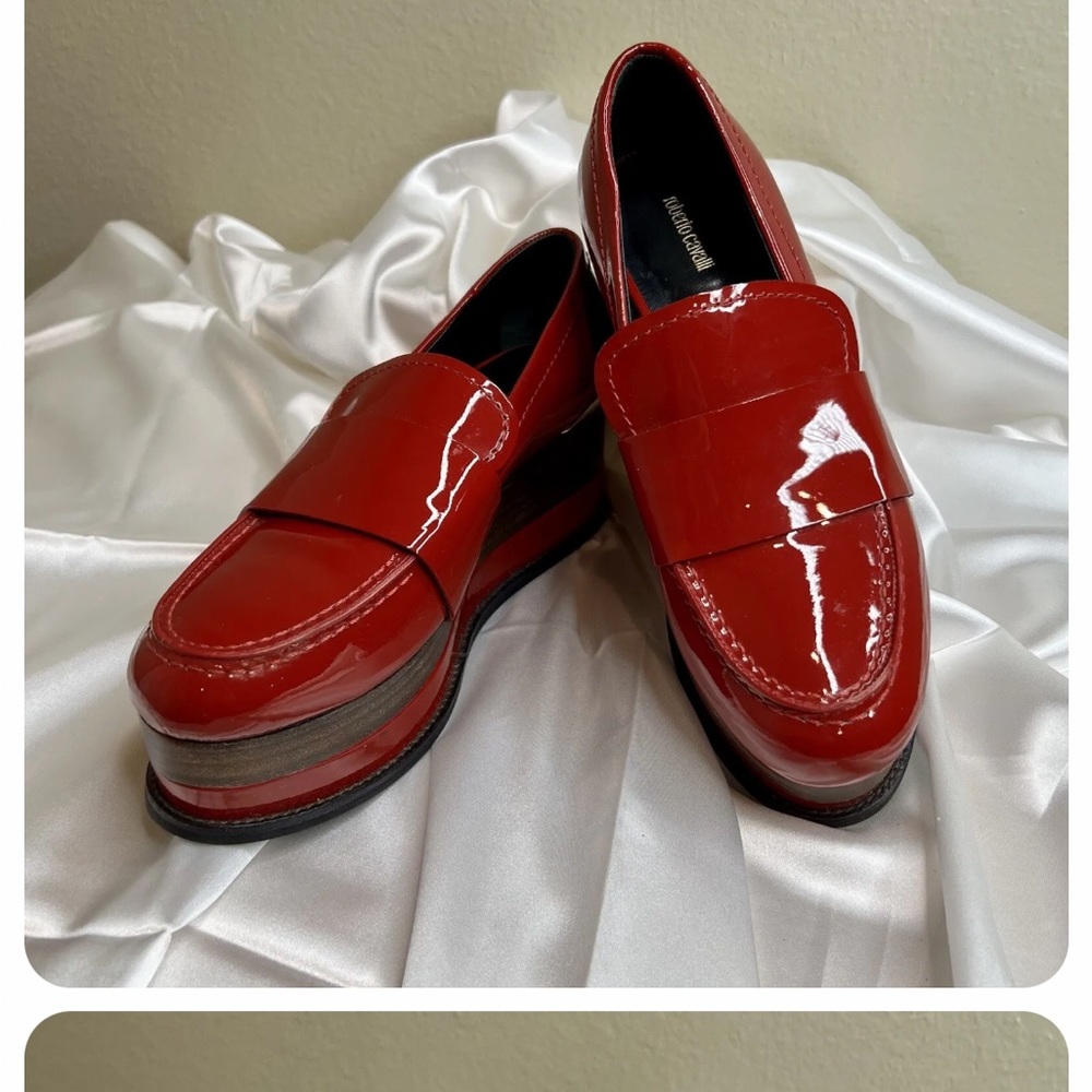 Rare Roberto Cavalli Oxford platforms